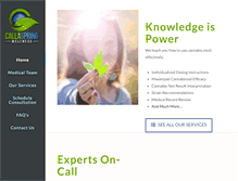 Tablet Screenshot of callaspringwellness.com
